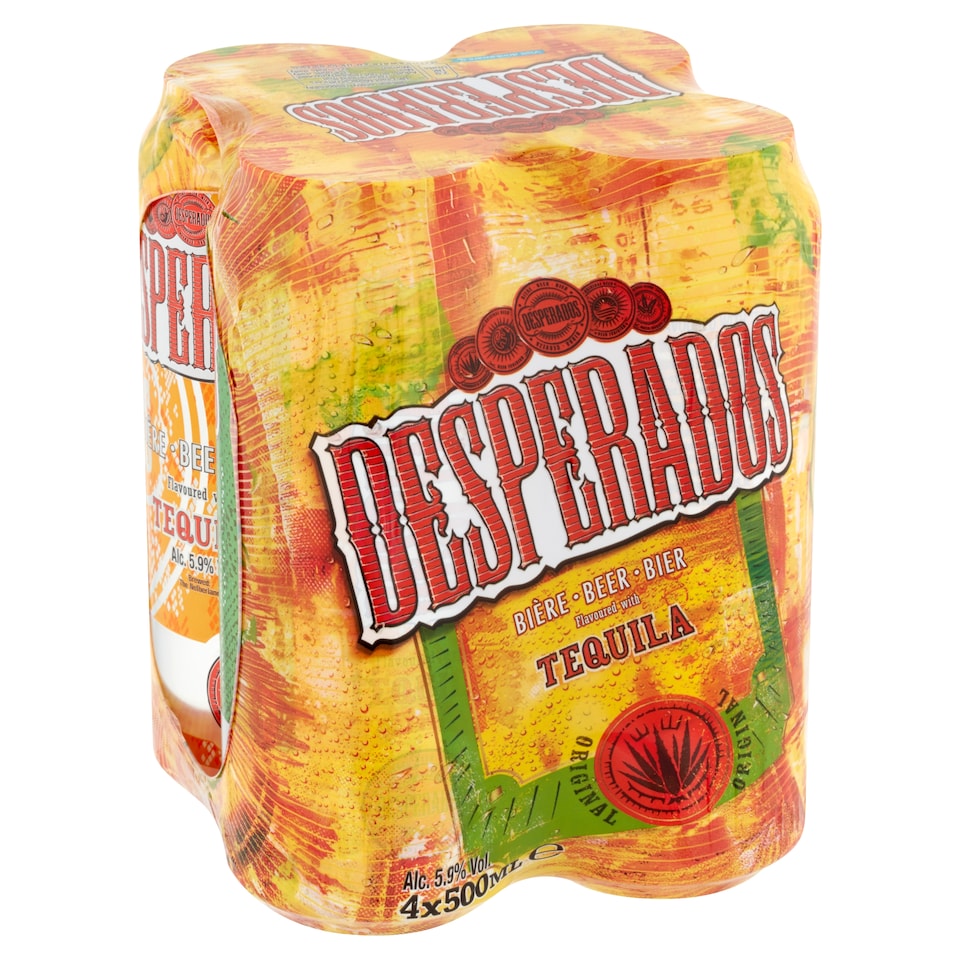 Desperadoes Tequila Lager 4 X 500Ml