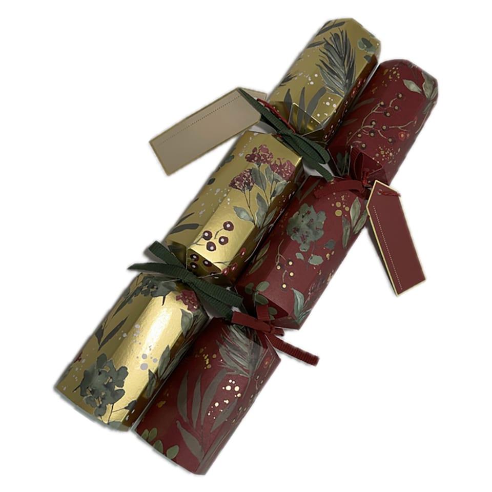 image 1 of Tesco Rich Berries Luxury Christmas Crackers 6 Pack