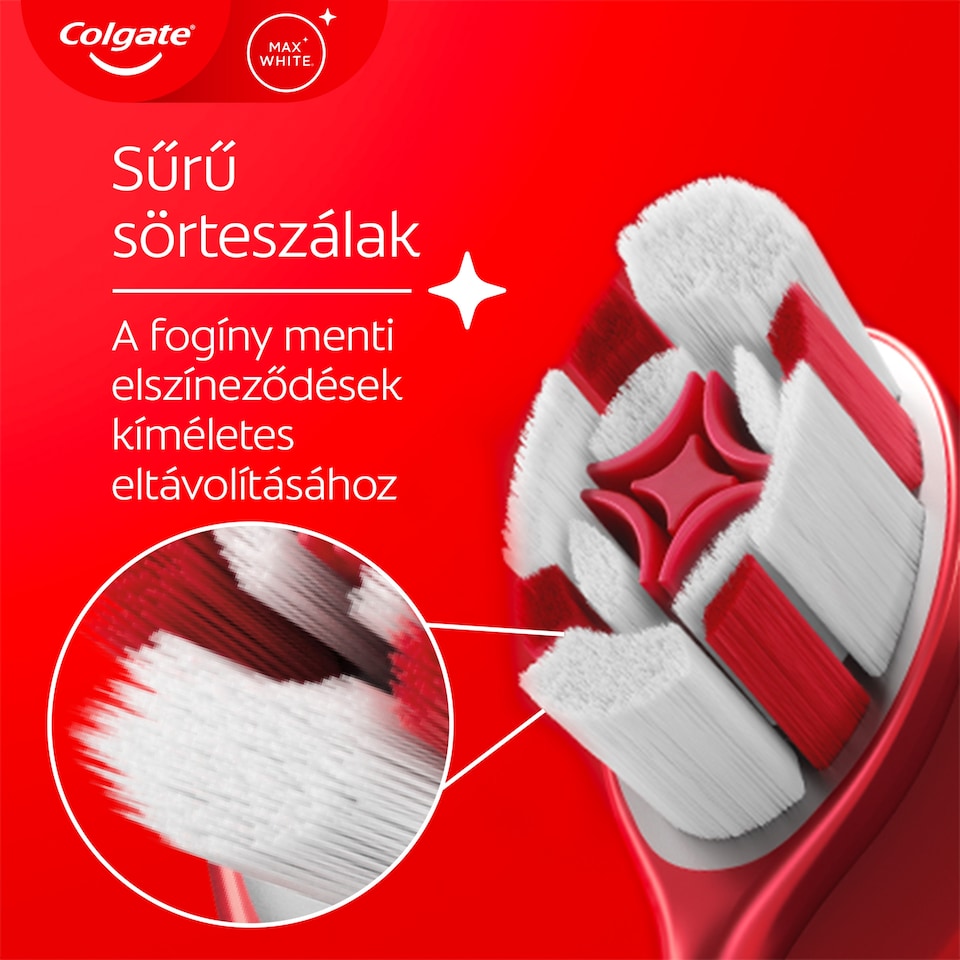 Colgate Max White Ultra Soft Lágy Fogkefe 1db  1. kép