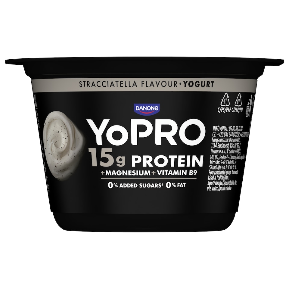 image 1 of YOPRO Low-fat yogurt - Stracciatella 160g