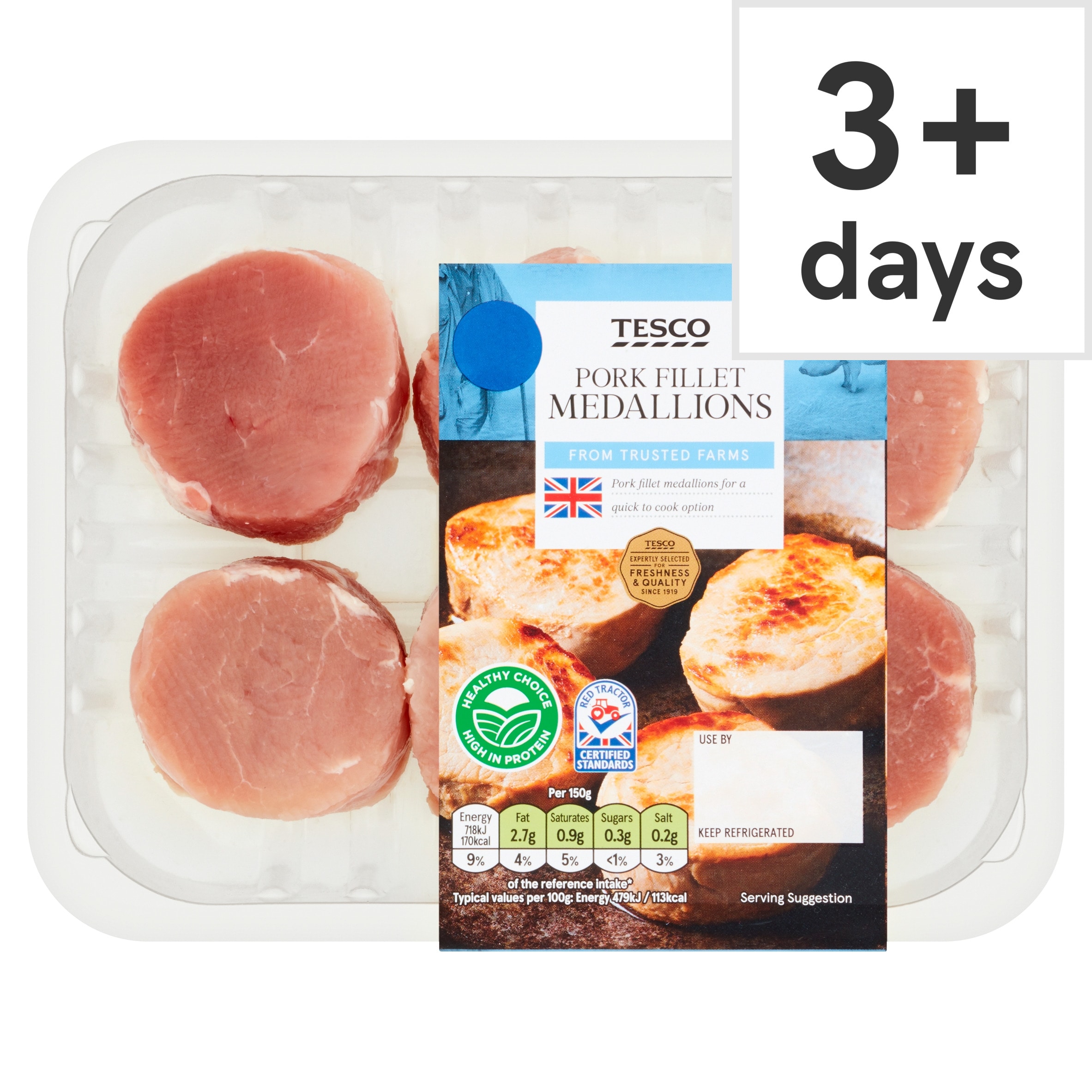 Tesco Pork Fillet Medallions 300G
