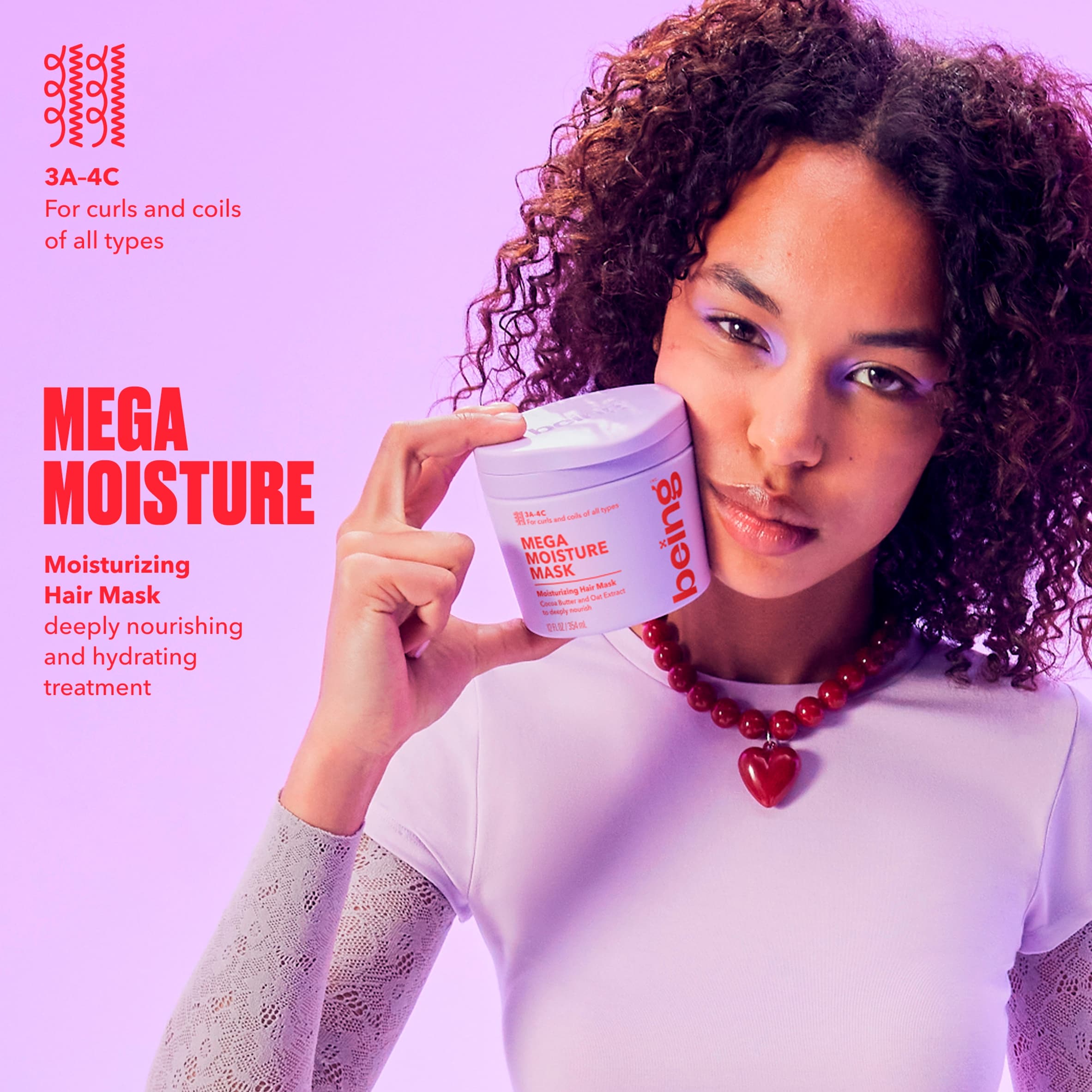 BEING MEGA MOISTURE HAIR MASK 354ML - Tesco Groceries