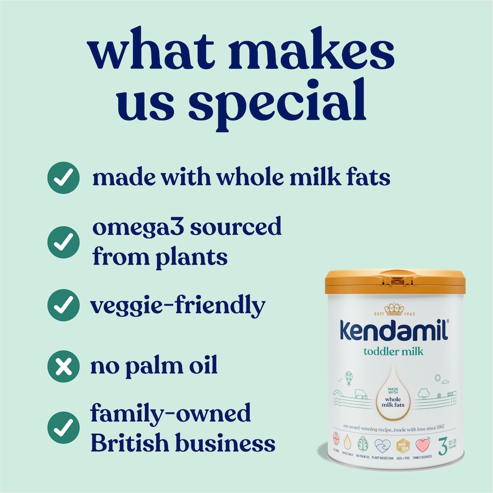 image 1 of Kendamil Toddler Milk 3 From 12 To 36 Month 800g