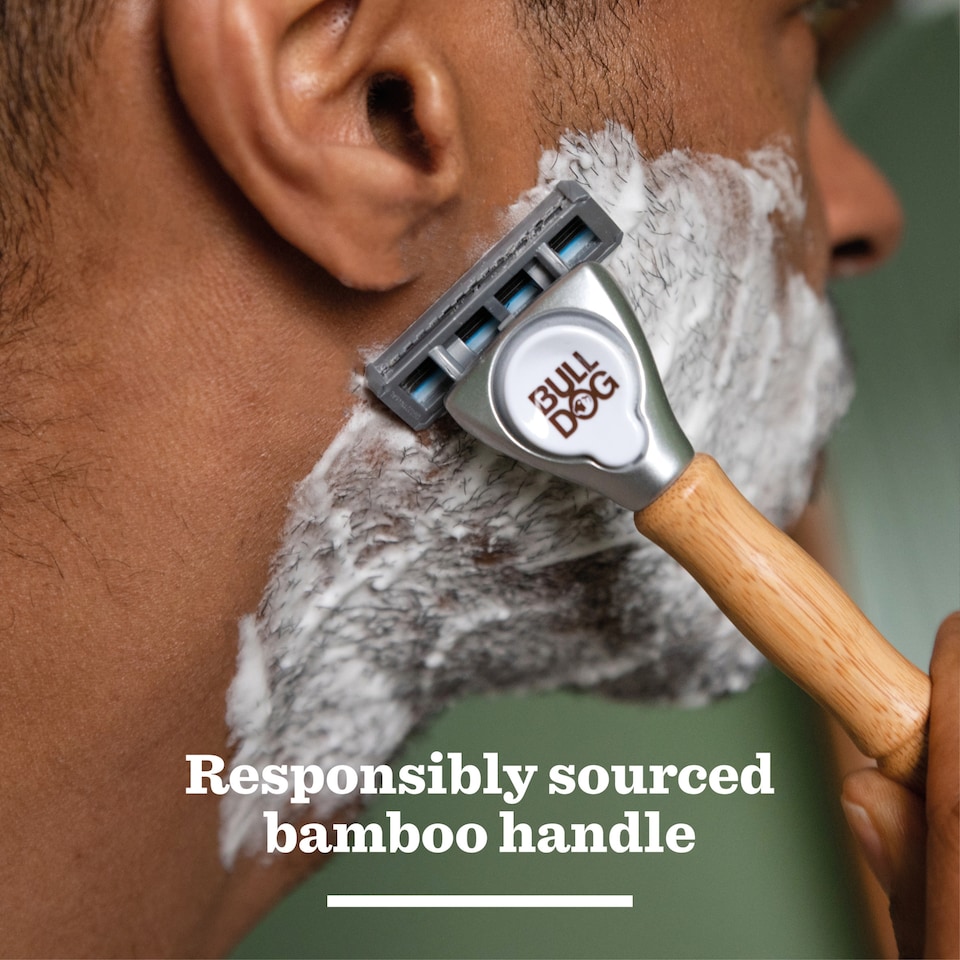 image 1 of Bulldog Skincare Original Bamboo Men’s Razor
