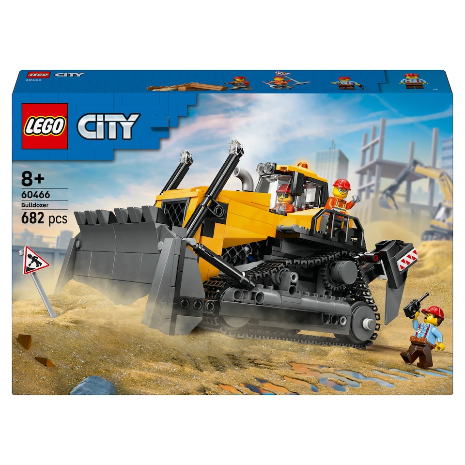 image 1 of LEGO City 60466 Yellow Bulldozer