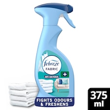 Febreze Antibacterial Fabric Freshener Spray - Fresh Linen 375ml