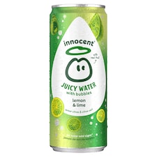 Innocent Juicy Water with Bubbles Lemon & Lime Juice Drink 330ml