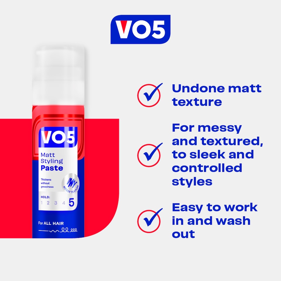 image 1 of Vo5 Extreme Style Matte Paste 100Ml
