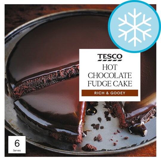 Tesco Hot Chocolate Fudge Cake 450G Tesco Groceries