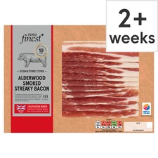 Tesco Finest Signature Cure 10 Alderwood Smoked Streaky Bacon 200g