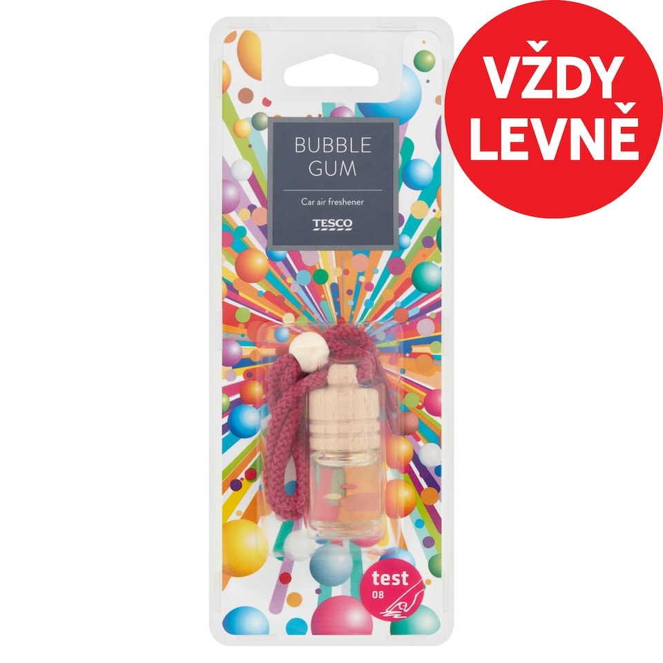 Tesco Bubble Gum Car Air Freshener 5ml