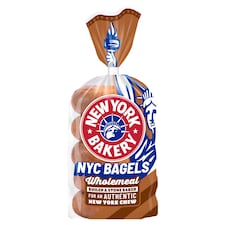 New York Bakery Co Wholemeal Bagels 5 Pack