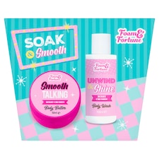 Foam & Fortune Soak & Smooth set