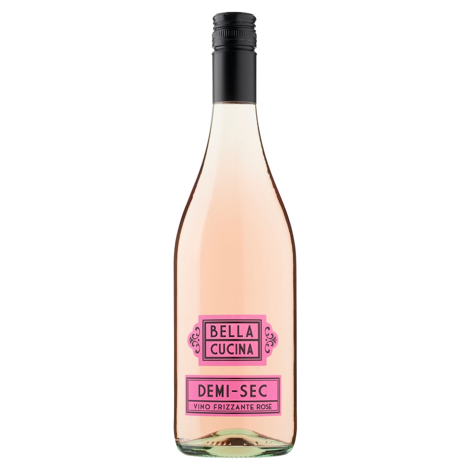 Bella Cucina Demi-Sec Semi-Dry Rosé Sparkling Wine 750 ml