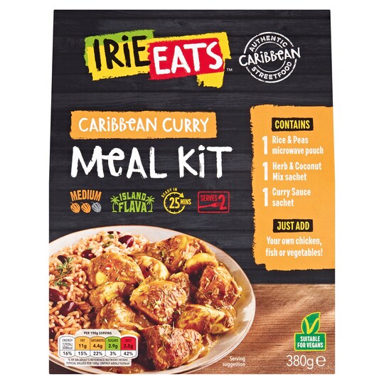 Irie Eats Caribbean Style Curry Meal Kit 380G Tesco Groceries