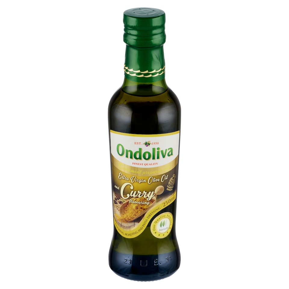 image 1 of Ondoliva Extra Virgin Olive Oil and Curry Flavouring 250ml