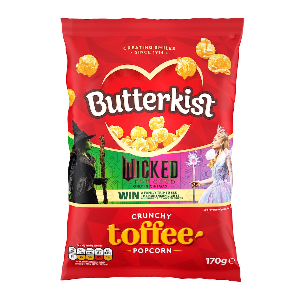 image 1 of Butterkist Toffee Popcorn 170G