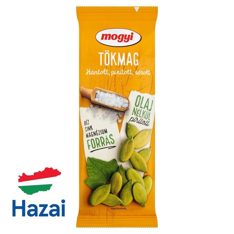 Mogyi hántolt, pirított, sózott tökmag 70 g