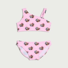 K-Pop Demon Hunters 2-Piece Printed Bikini Set in Pink