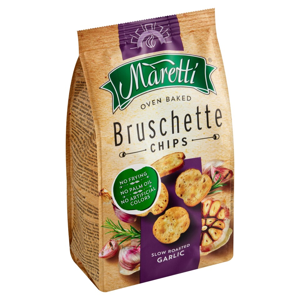 Obrázek 1 pro produkt Maretti Bruschette Chips Slow Roasted Garlic 70g
