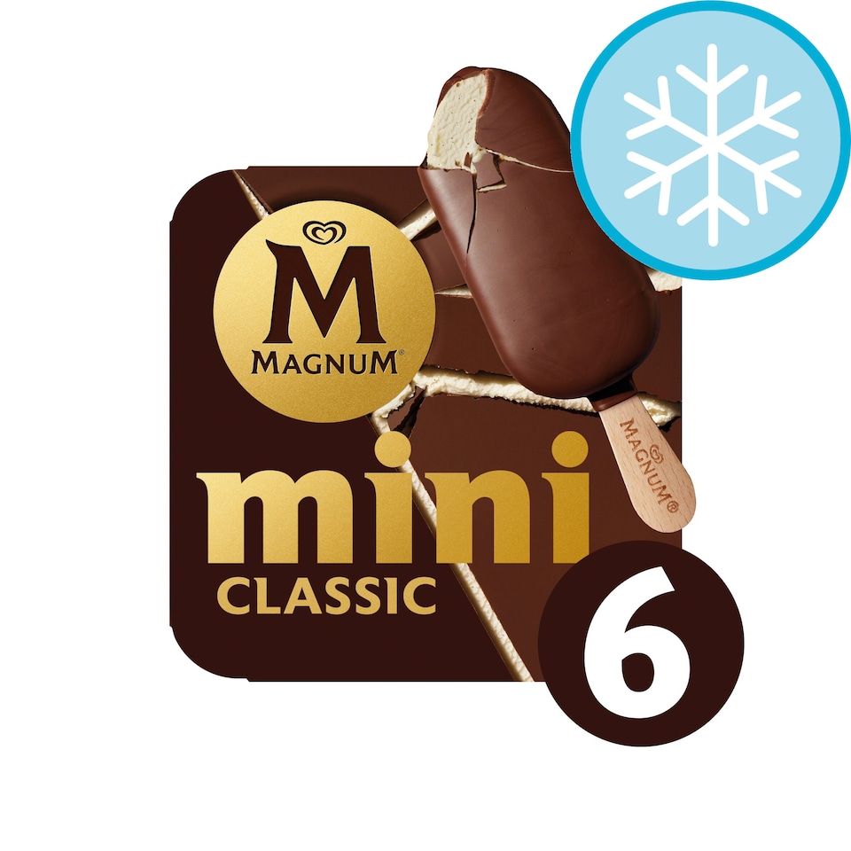 image 1 of Magnum Mini Classic Ice Cream Sticks 6x55ml