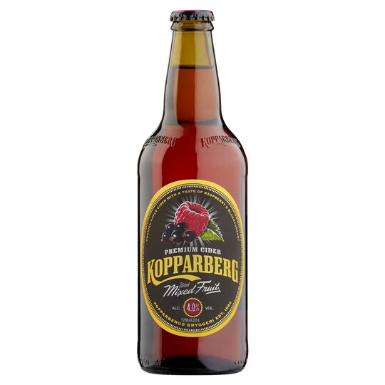 Kopparberg Mixed Fruit Cider 500Ml Bottle Tesco Groceries