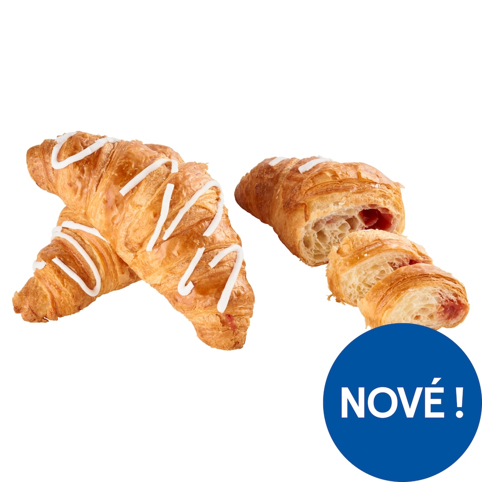 Croissant s náplní červený pomeranč 90g