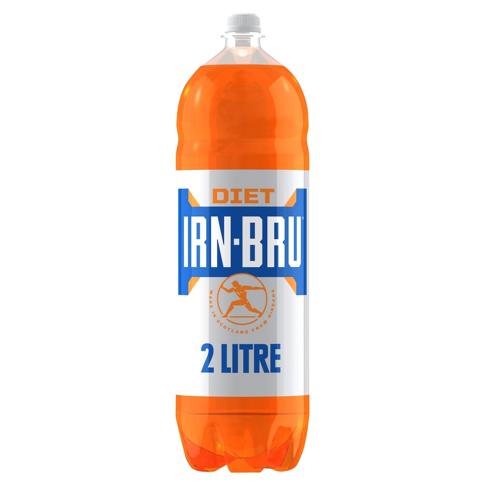 Irn-Bru Diet Soft Drink Bottle 2L