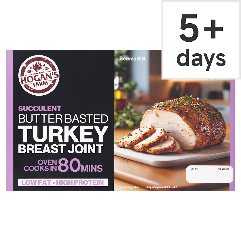 Hogan's Farm Butter Basted Turkey Breast Joint 1Kg