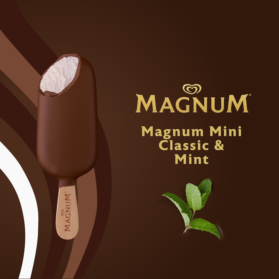 image 1 of Magnum Mini Clsc And Mint Ice Cream Sticks 6X55ml