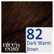 image 3 of Nice'n Easy No Ammonia Dark Warm Brown 82 Hair Dye