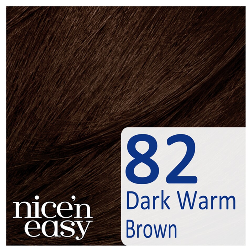 image 1 of Nice'n Easy No Ammonia Dark Warm Brown 82 Hair Dye