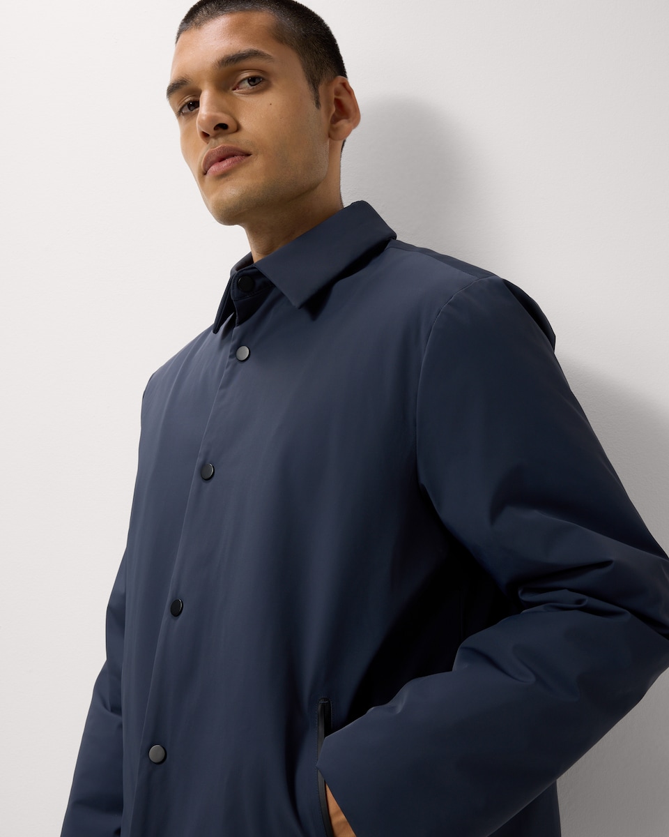 image 1 of F&F Padded Harrington Jacket in Navy