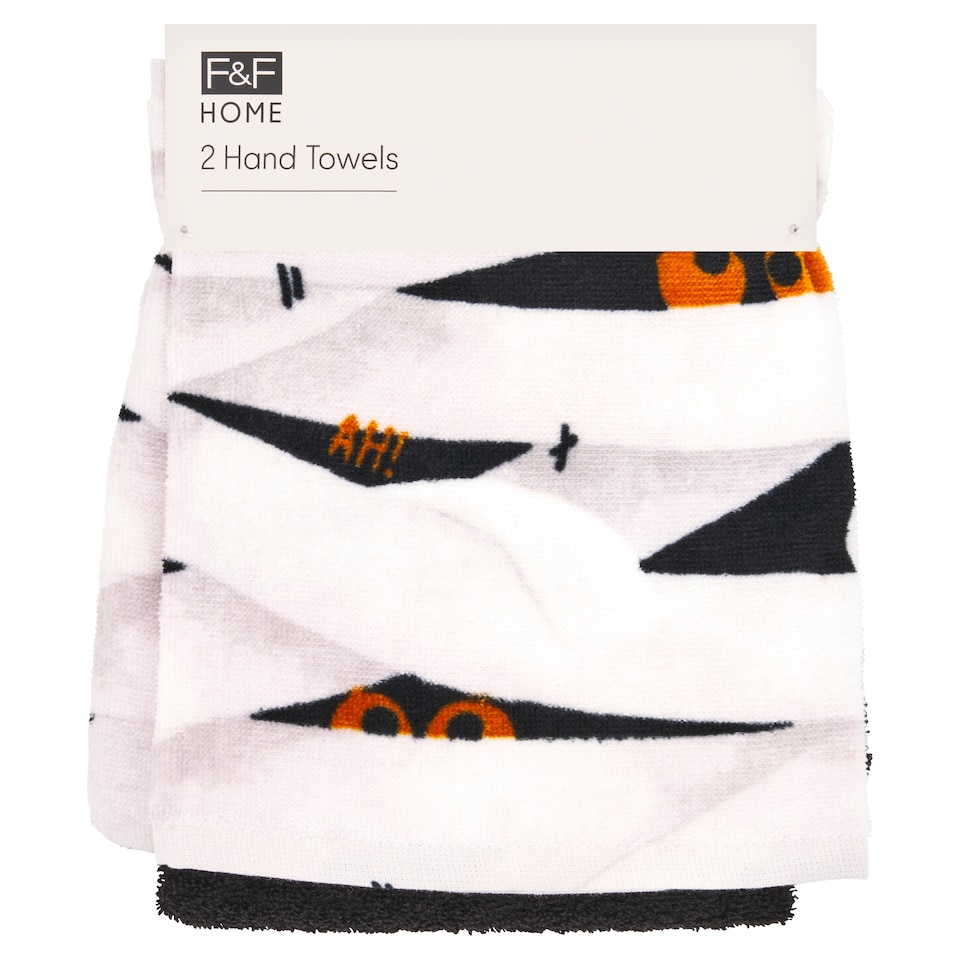 image 1 of F&F Home Mummy Hand Towels 2 Pack
