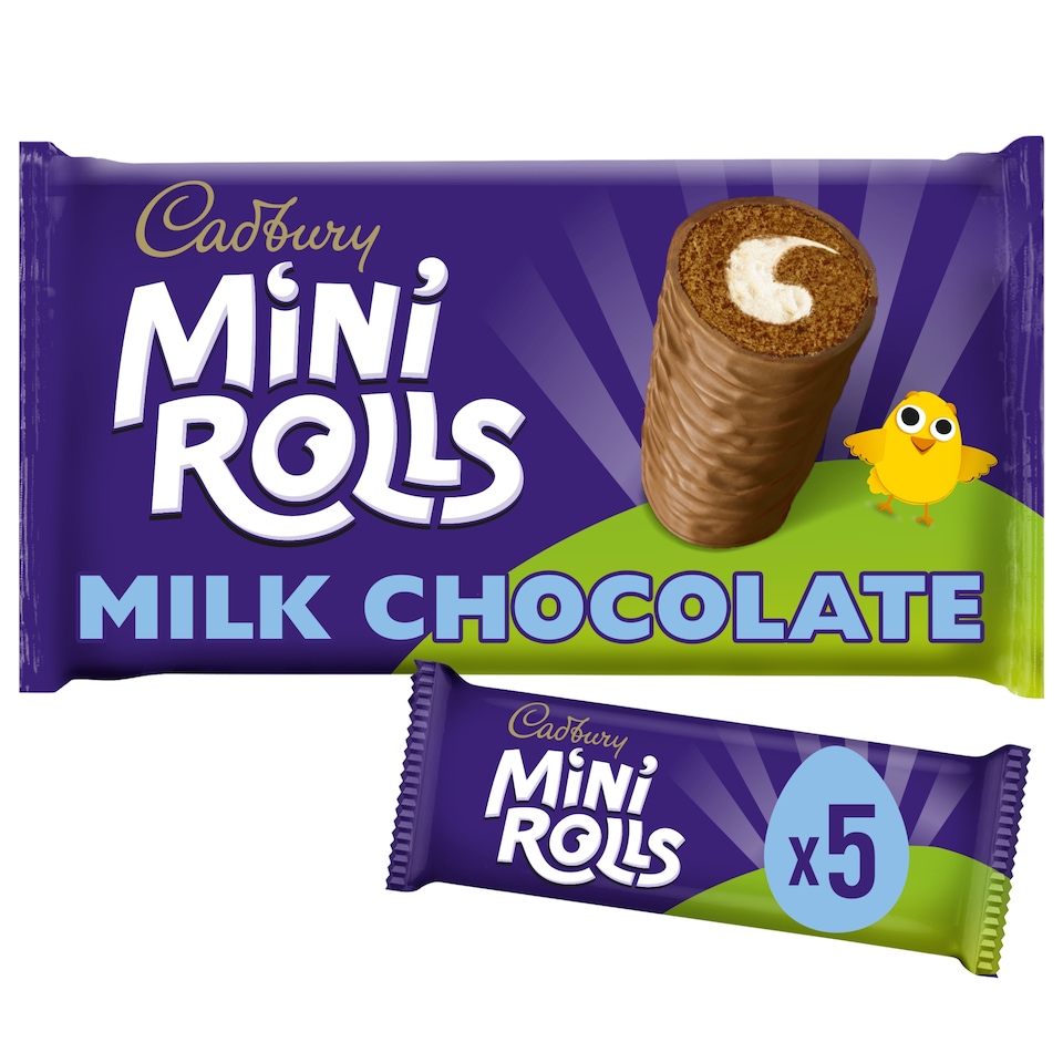 image 1 of Cadbury Mini Rolls - Milk Chocolate 5 Pack