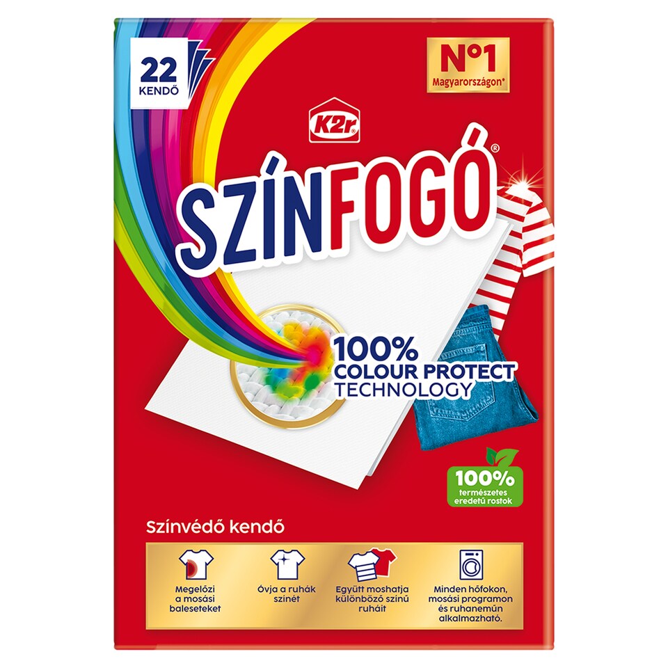 K2r Színfogó színvédő kendő 22 db