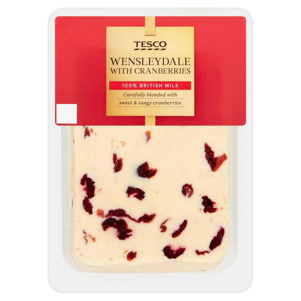 Tesco Wslydle And Cranberry Chse300g