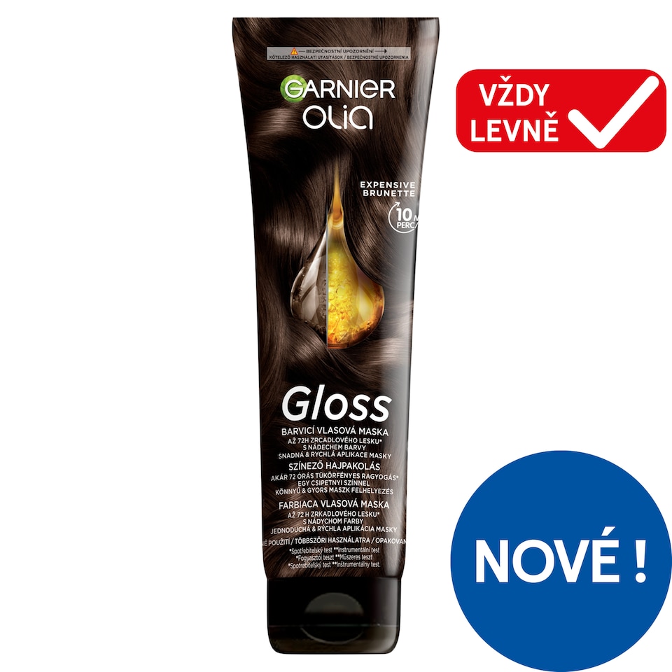 Garnier Olia Gloss Expensive Brunette barvicí vlasová maska 150ml