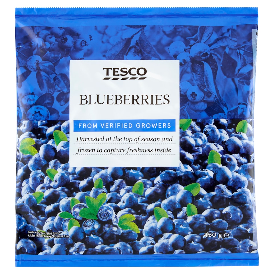 Tesco Čučoriedky 450 g