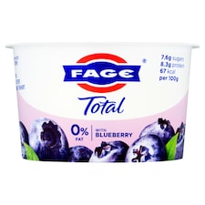 Fage Total 0%Fat Greek Recipe Yoghurt Blueberry 150G