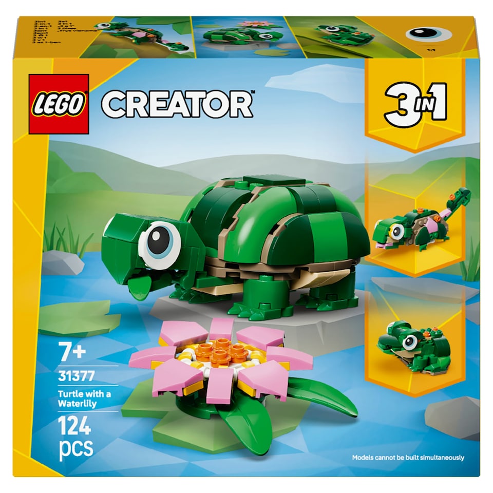 Obrázek 1 pro produkt LEGO Creator 3 v 1 31377 Želva s leknínem