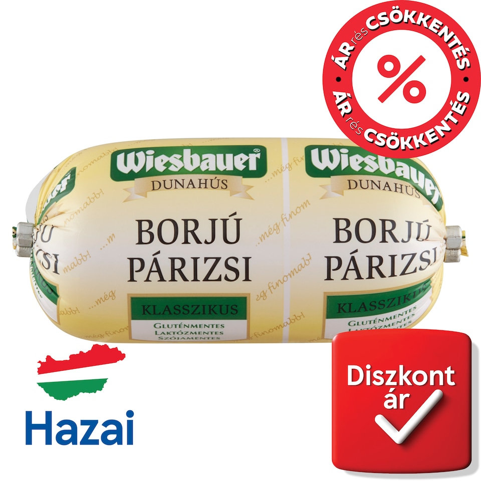 Wiesbauer klasszikus borjú párizsi 300 g