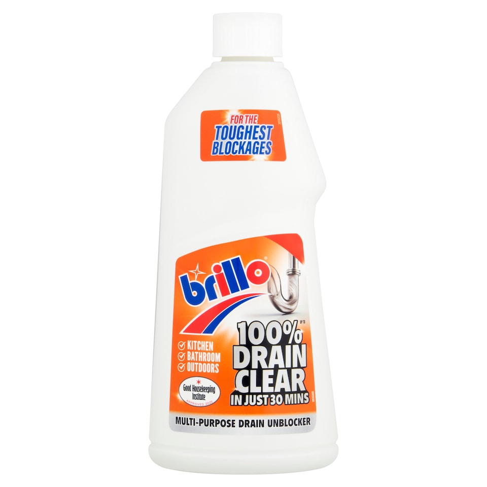 Brillo Multi-Purpose Drain Unblocker 600 ml