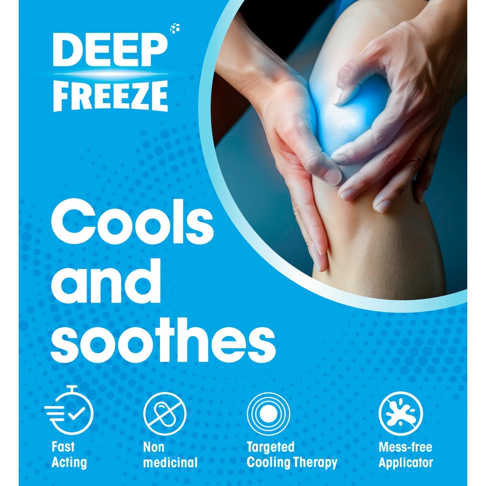 image 1 of Deep Freeze Pain Relieving Cold Gel 100g