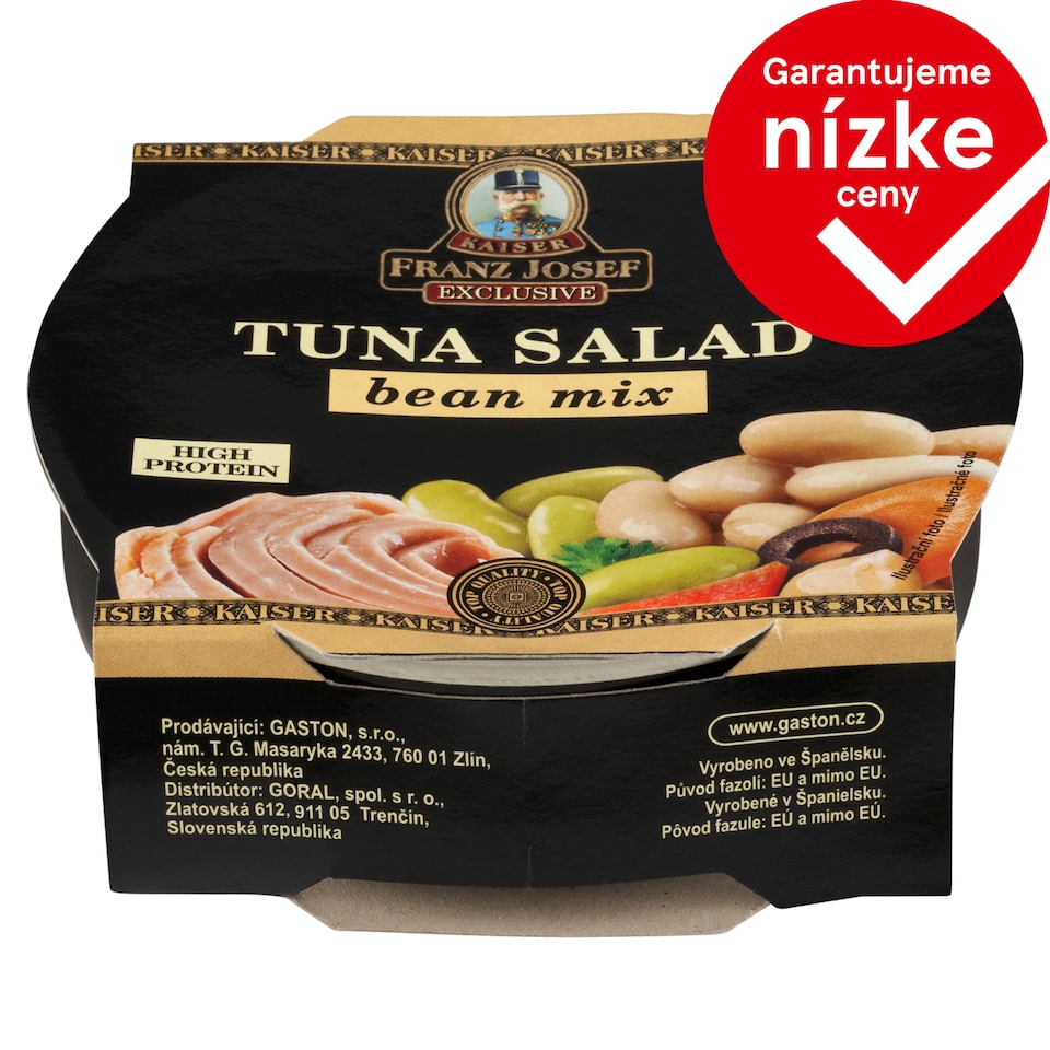obrázok 1 z Franz Josef Kaiser Exclusive Tuniakový šalát fazuľový mix 160 g