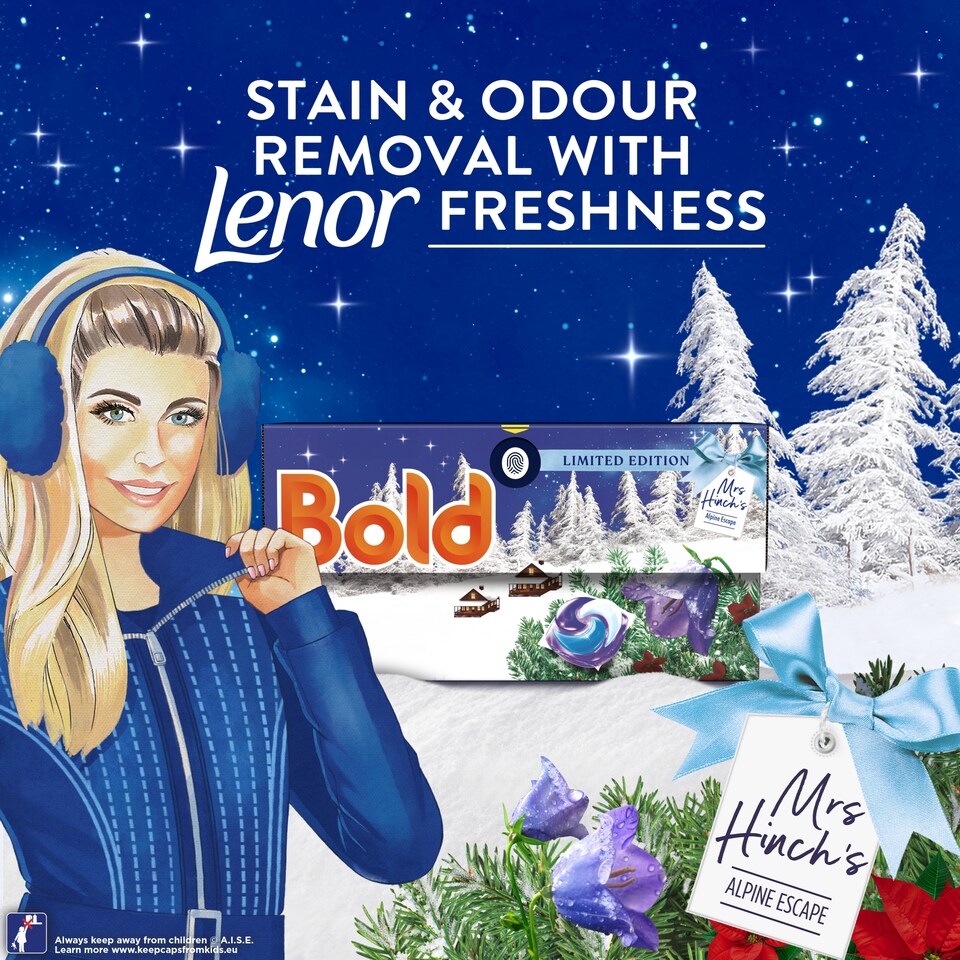 image 1 of Bold Washing Pods Alpine Escape Bluebells & Wild Berries Limited Edition 29 Washes 672.8g