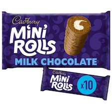 Cadbury Mini Rolls - Milk Chocolate 10 Pack