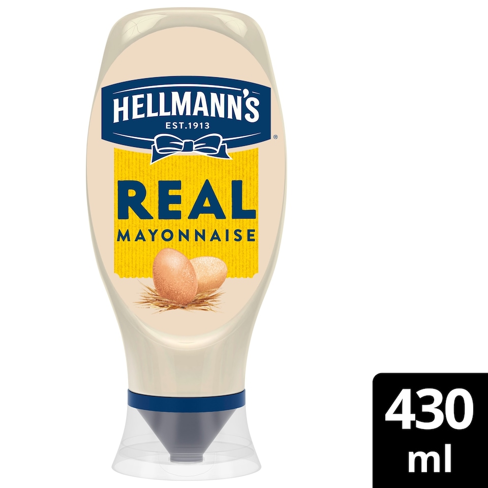 image 1 of Hellmann's Real Mayonnaise Squeezy 430ml