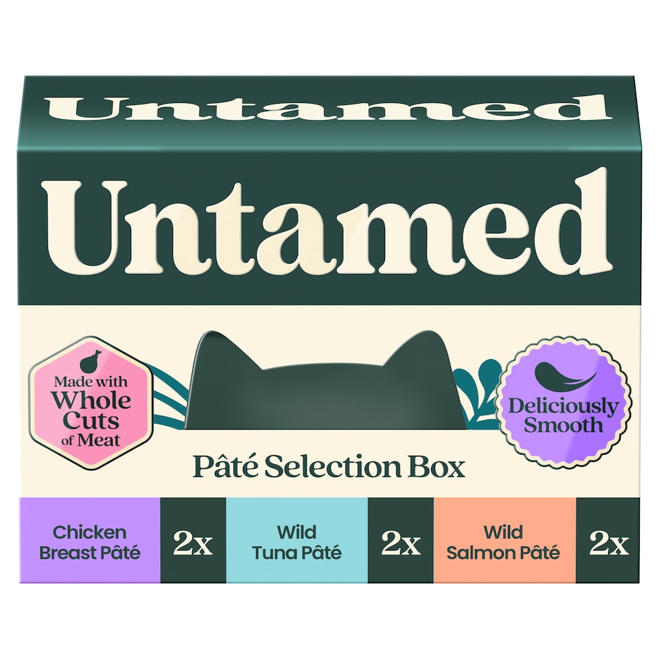 image 1 of Untamed Smooth Pate Selection Box Cat Food 6 x 75G