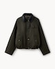 image 5 of The F&F Edit Cotton Rich Barn Jacket in Khaki